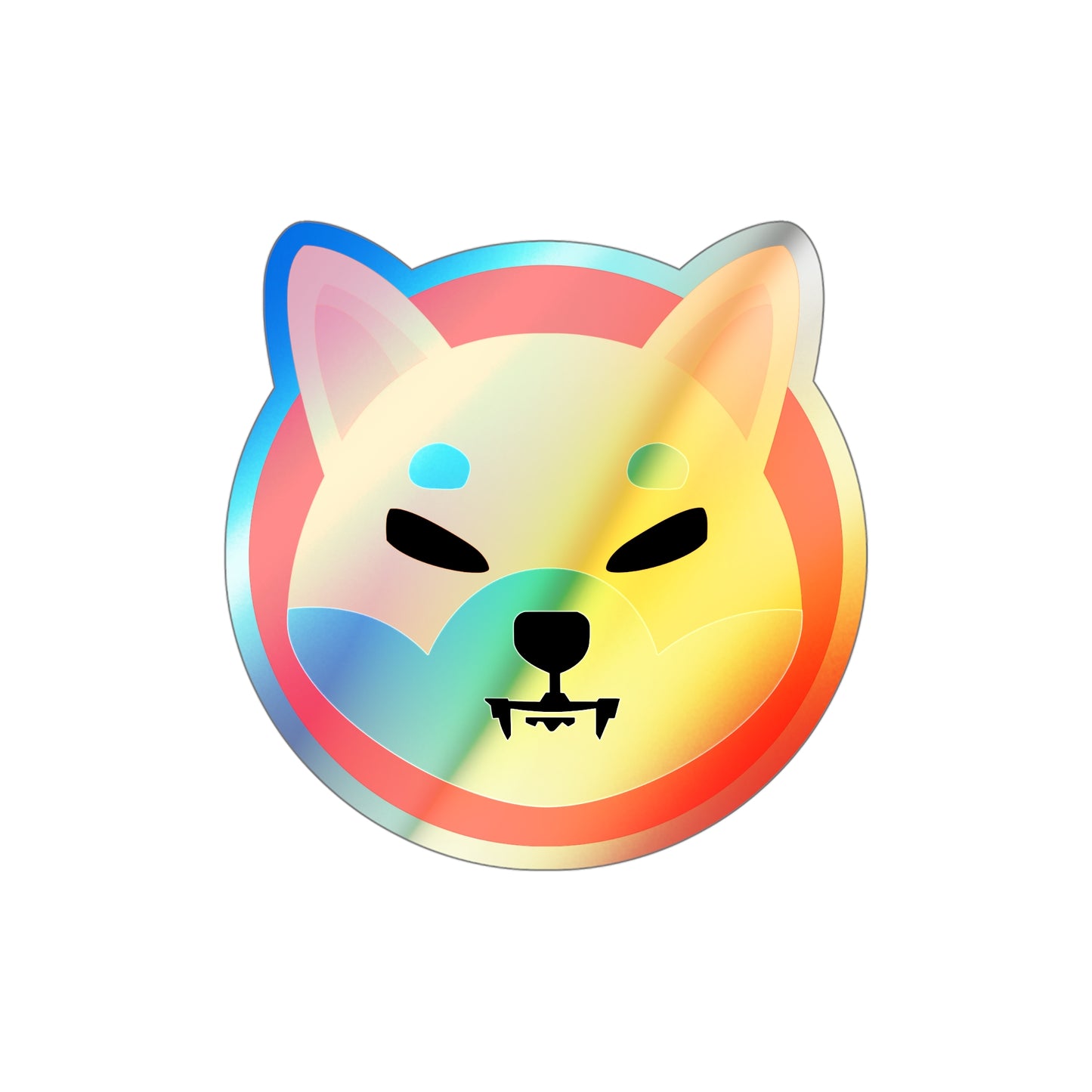 Shiba Inu Holographic Sticker