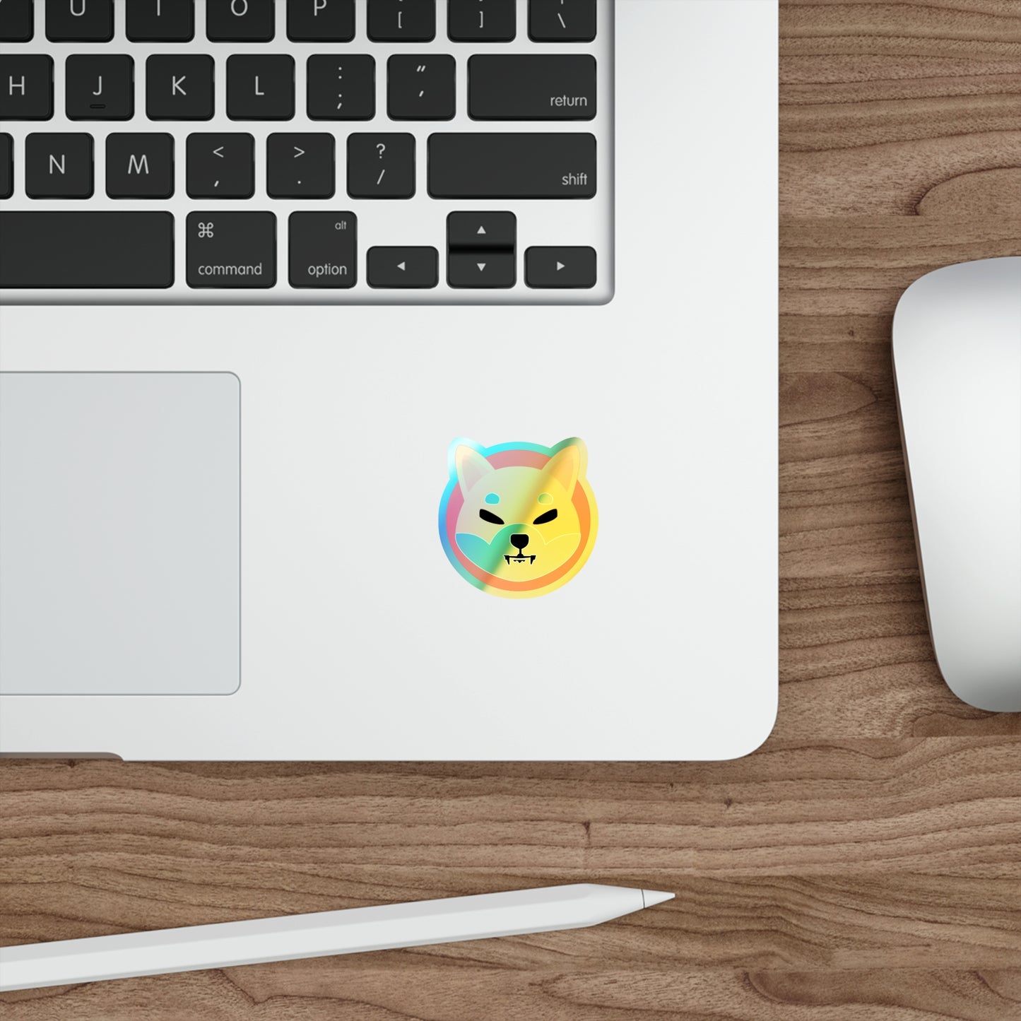 Shiba Inu Holographic Sticker