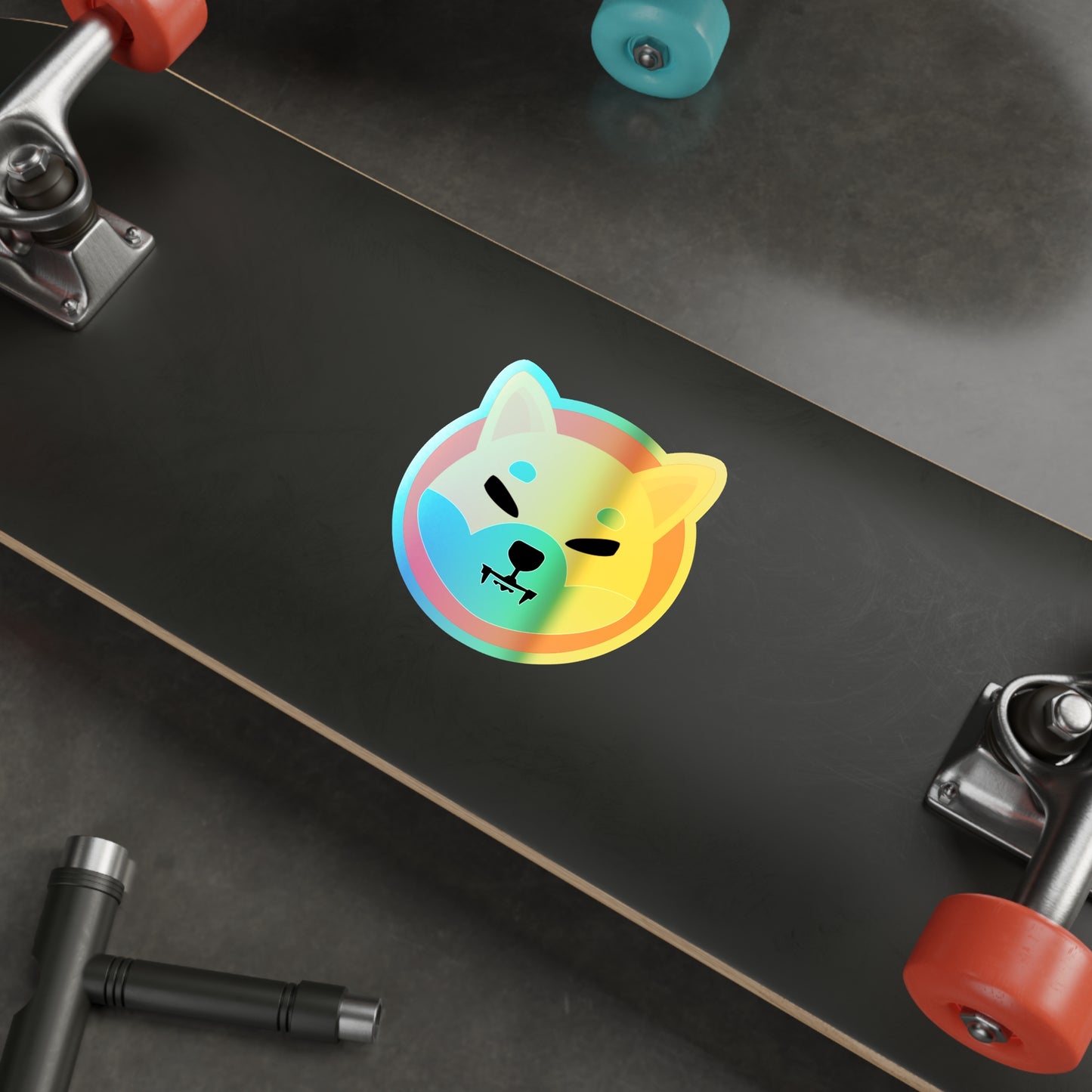 Shiba Inu Holographic Sticker
