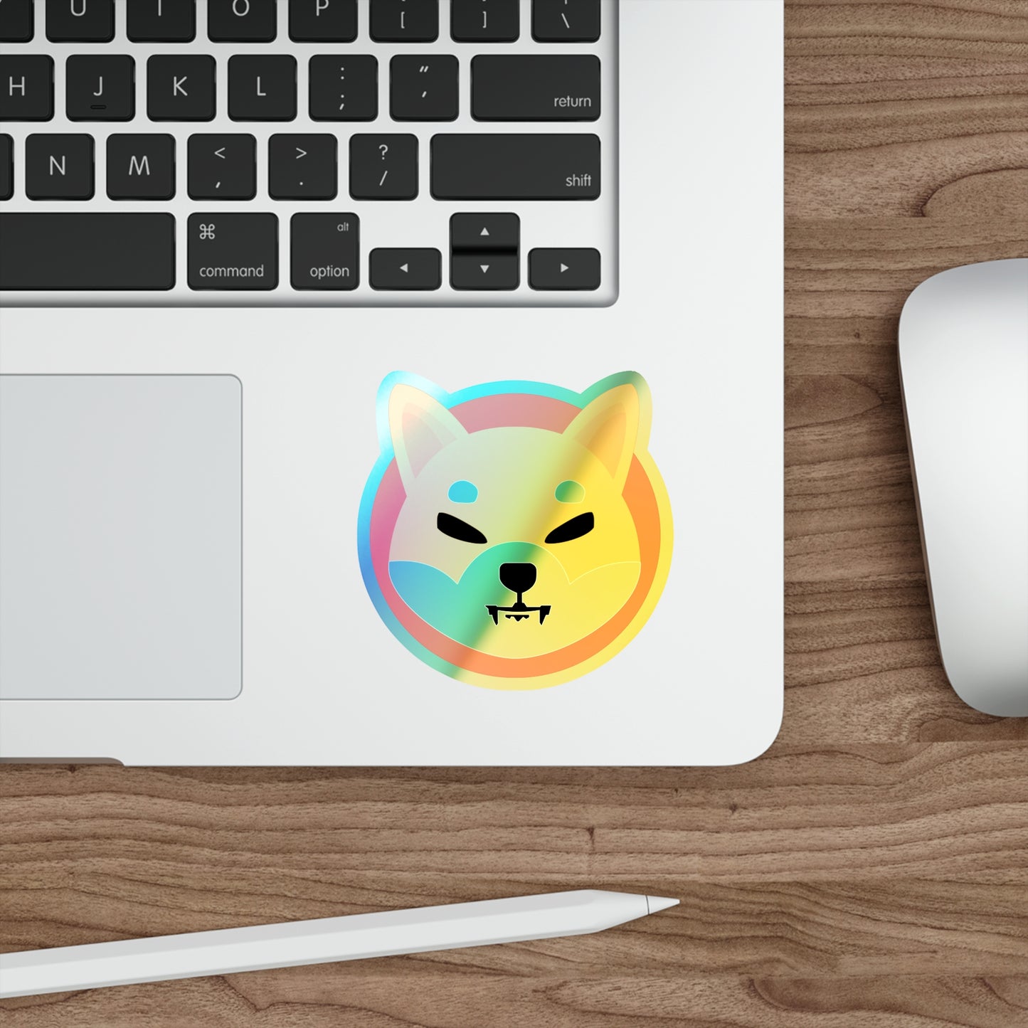 Shiba Inu Holographic Sticker