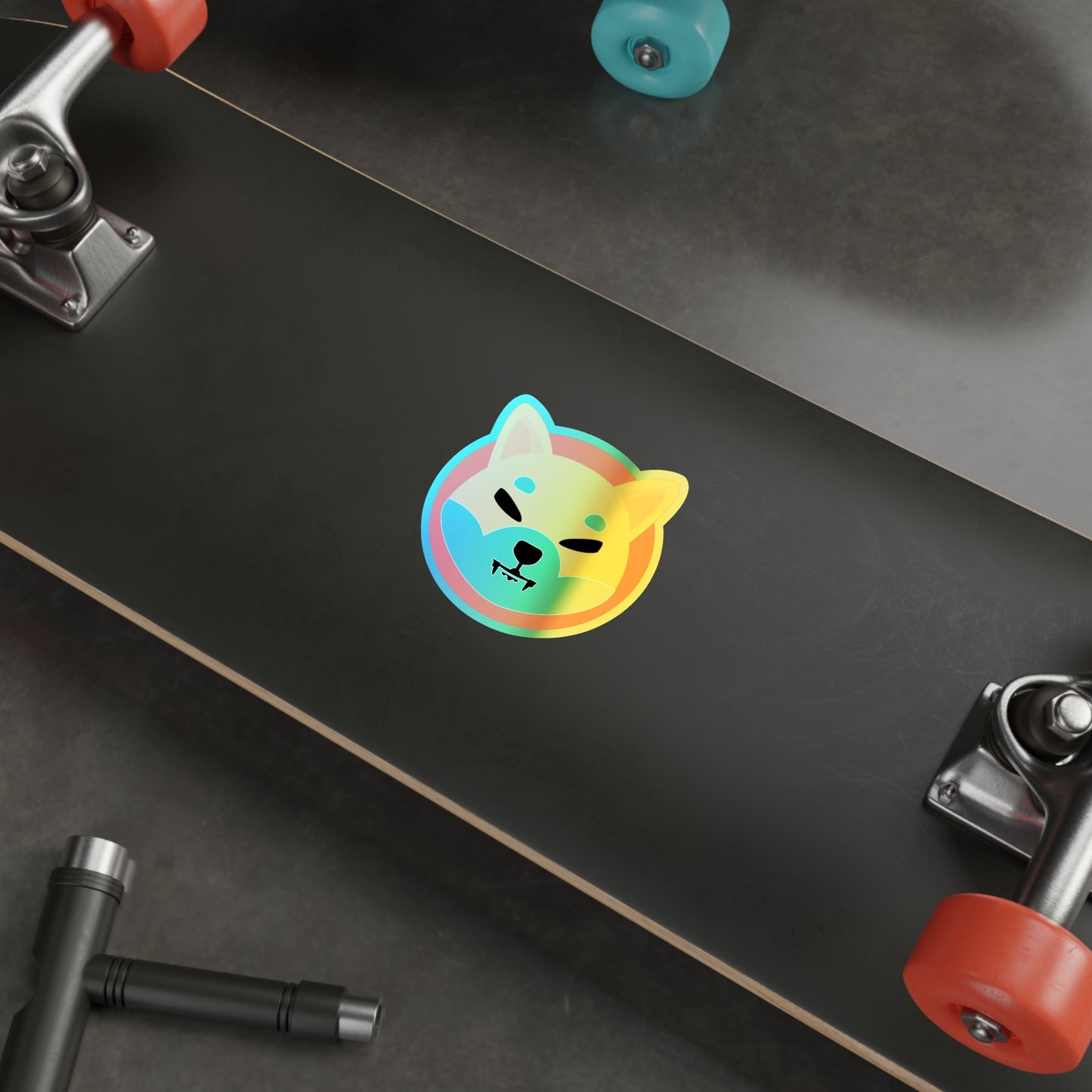 Shiba Inu Holographic Sticker