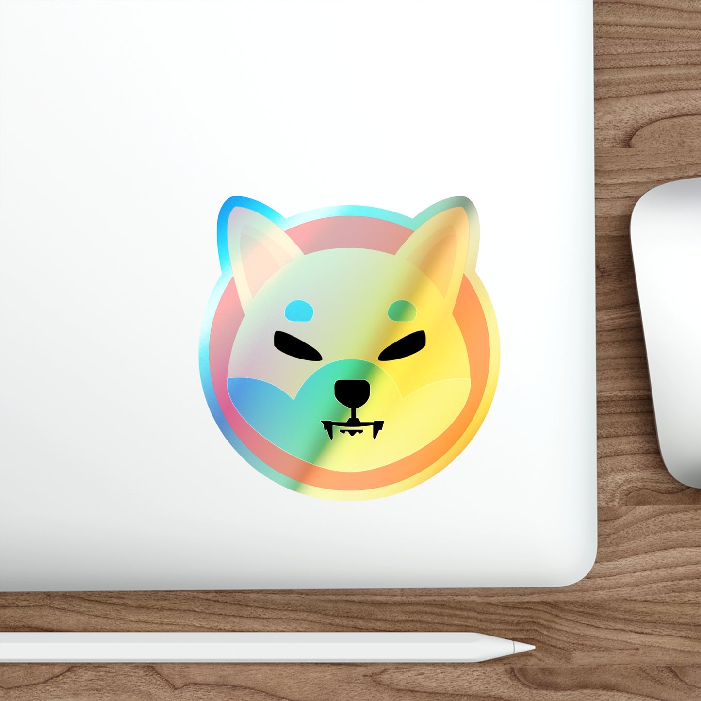 Shiba Inu Holographic Sticker