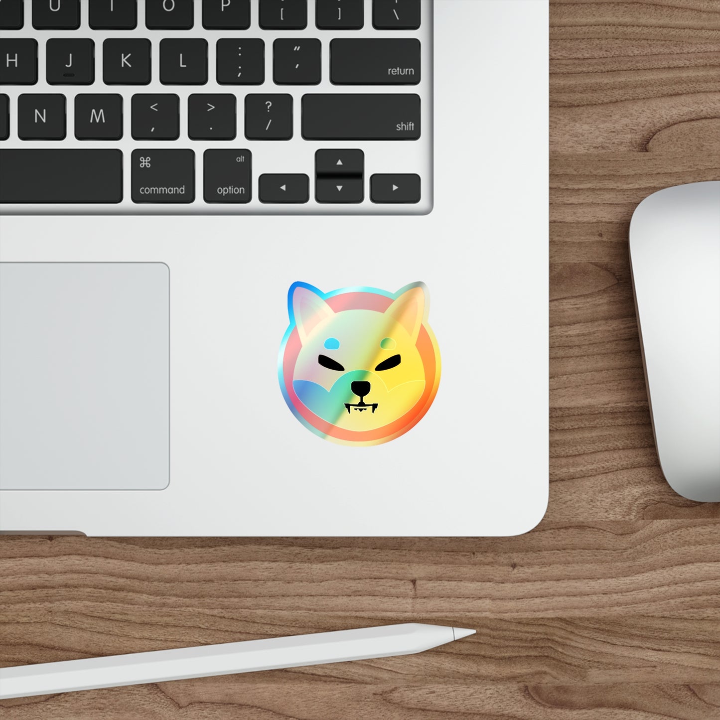 Shiba Inu Holographic Sticker